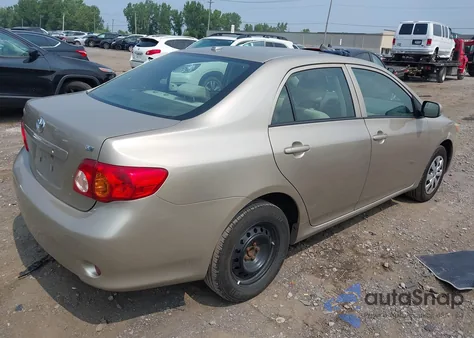 2009 Toyota Corolla Le из США, поврежденный, VIN 2T1BU40E29C073759